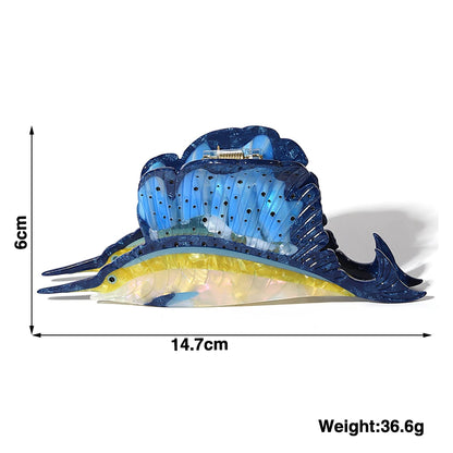 Marlin Fish Hair Clip | LifeFrame